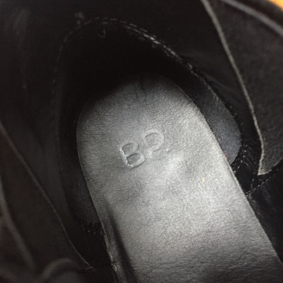 Nordstrom BP Ankle Boots Black leather Size 7 - Picture 6 of 6